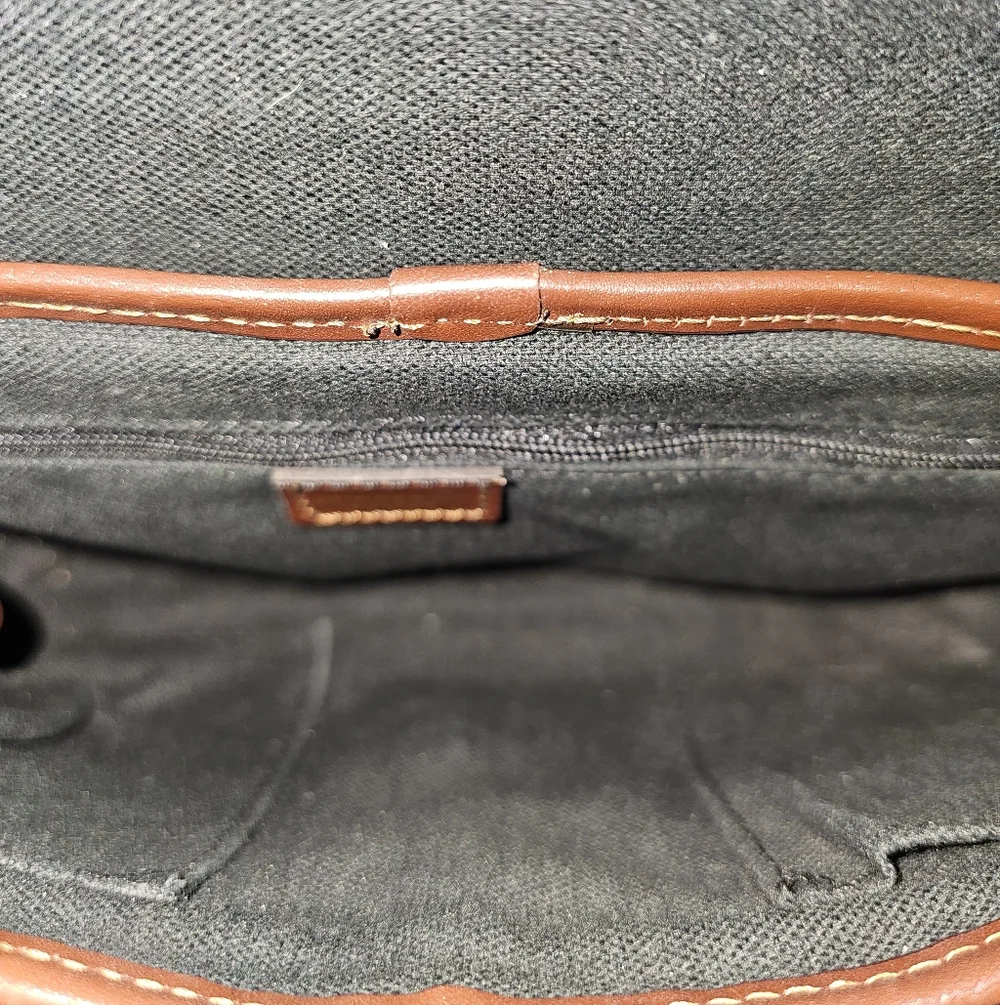 Burberry Shoulder Bag with Brown Leather Accents With COA and Branded Dustbag